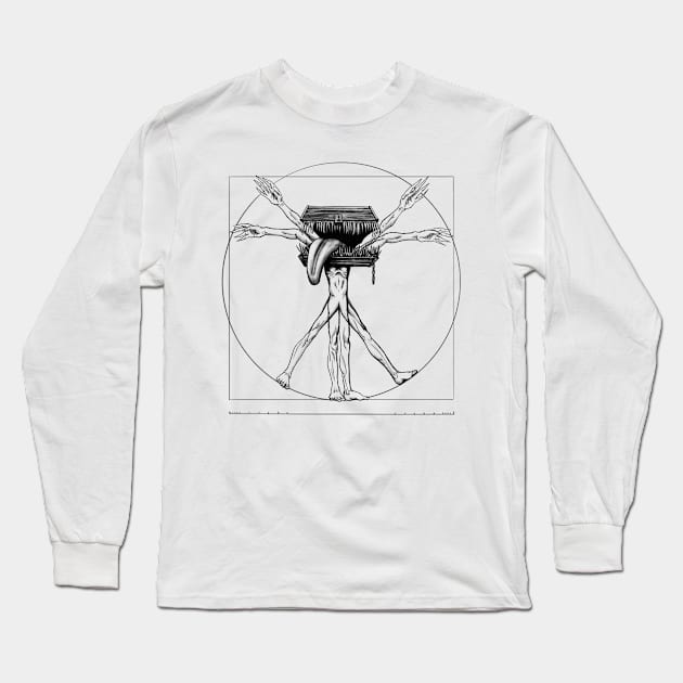 Mimic (Black) Long Sleeve T-Shirt by Grumpinpumpkin